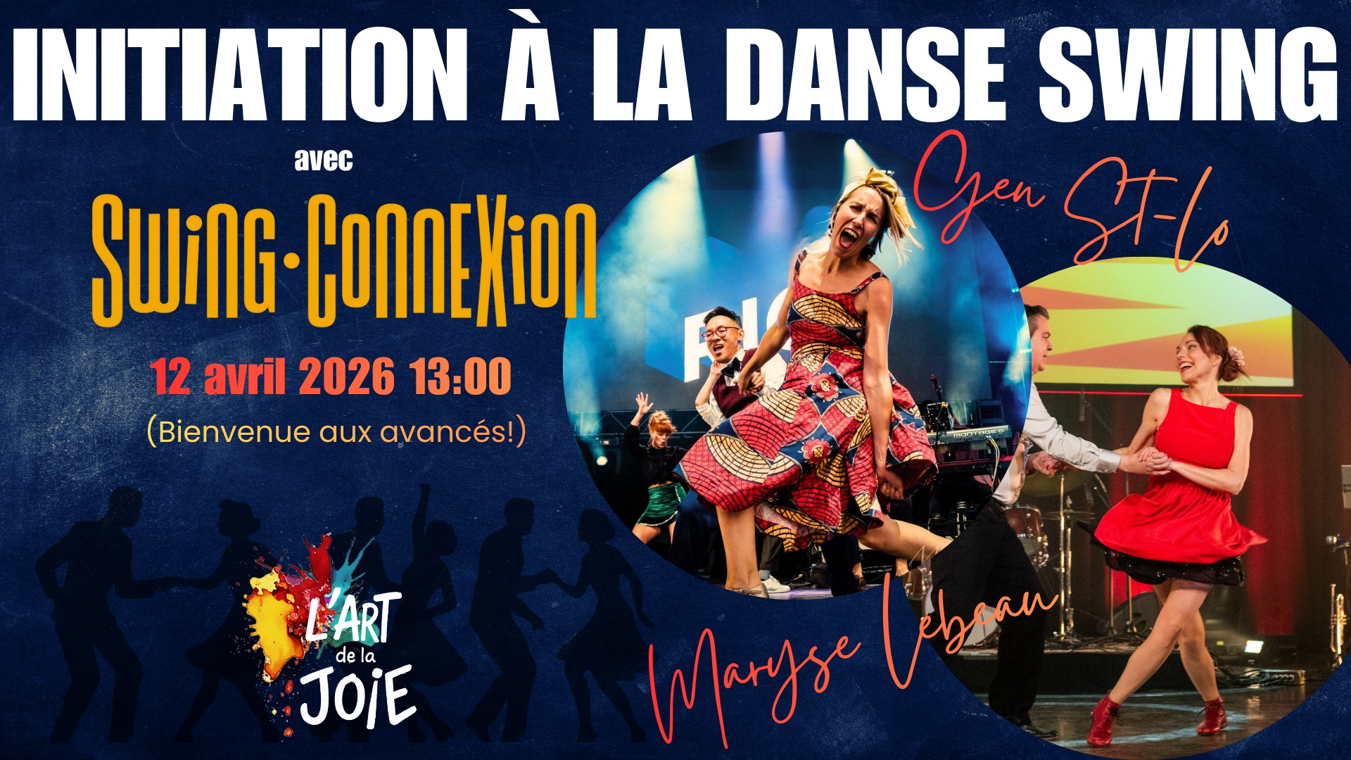 Initiation aux danses swing - Expériences de Joie - Ouvert à tous les niveaux