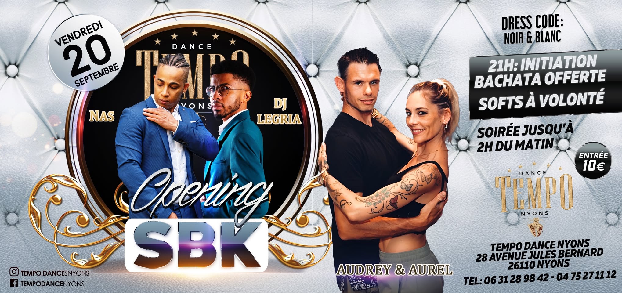 Opening soirée SBK Tempo Dance Nyons