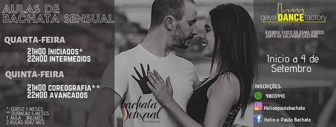 Aulas De Bachata - Iniciado, Intermédio E Avançado