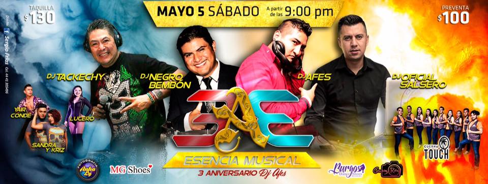 Esencia Musical - 3er. Aniversario Dj Afes