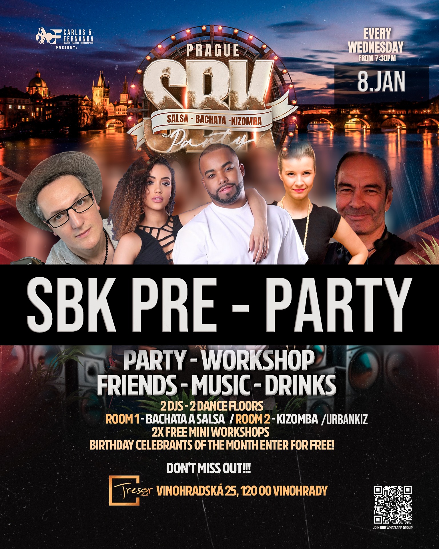 Praga SBK Party at Tresor 8.1. We need to create a new Facebook event for tonight, but everything