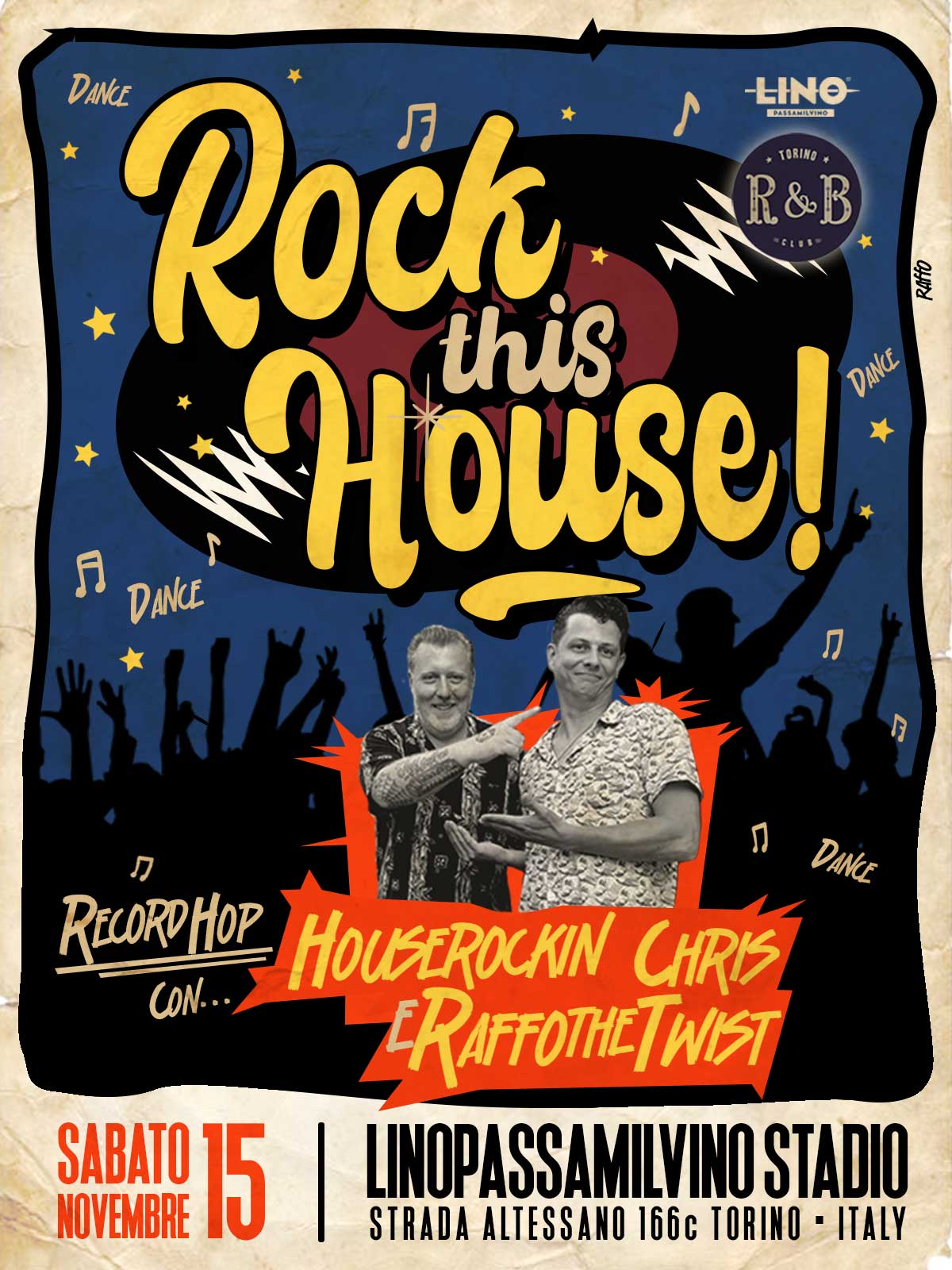 Rock this House ✩ DJ set ✩ Sabato 15 Novembre
