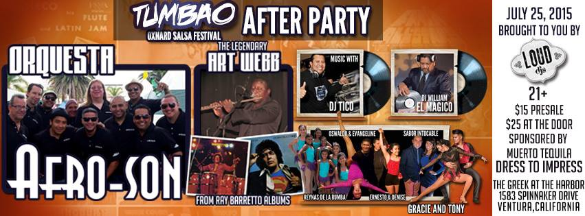 TUMBAO Oxnard Salsa Fest After Party w Orquesta Afro-Son