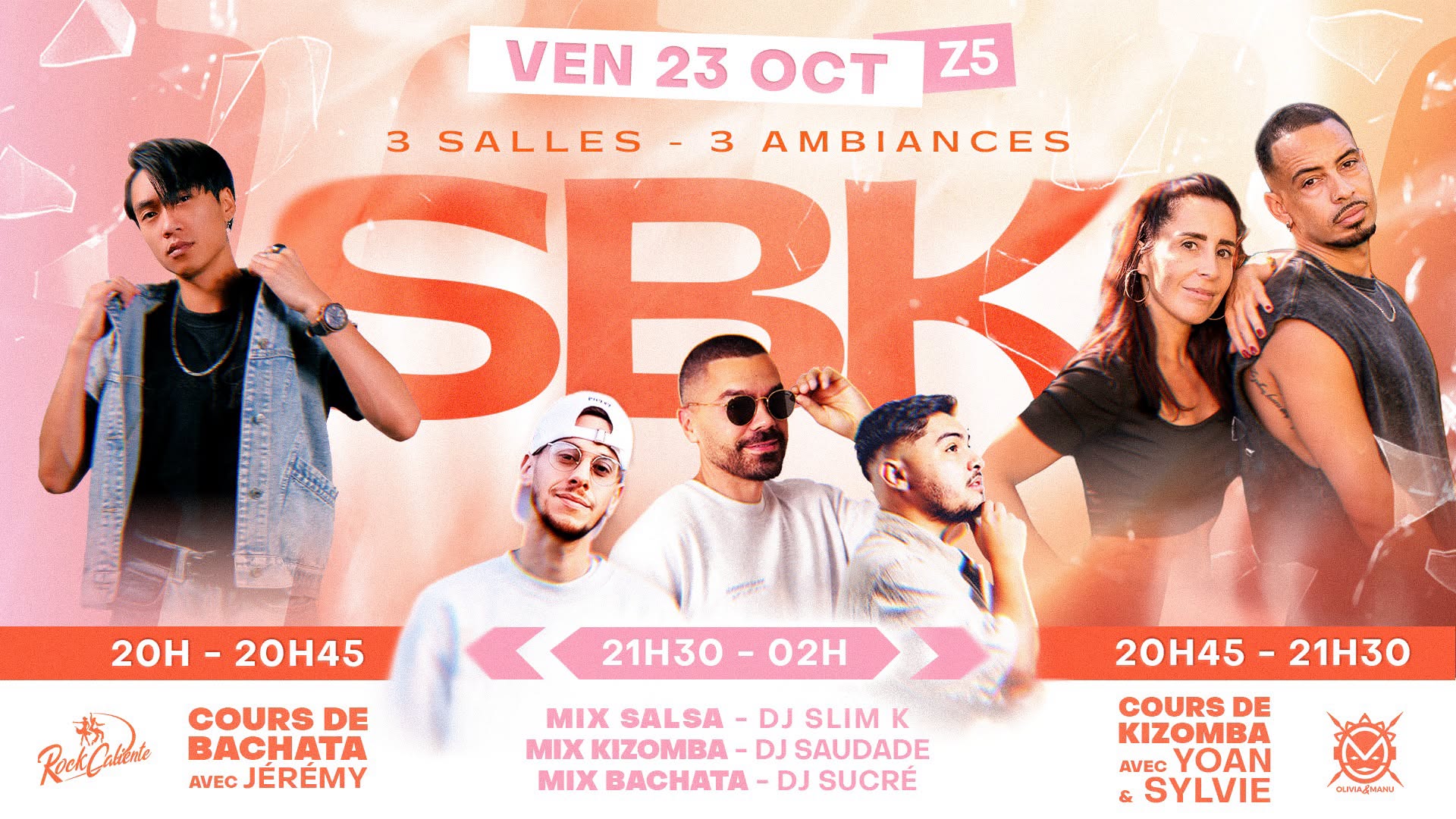 Soirée SBK au Z5 : 3 salles, 3 ambiances