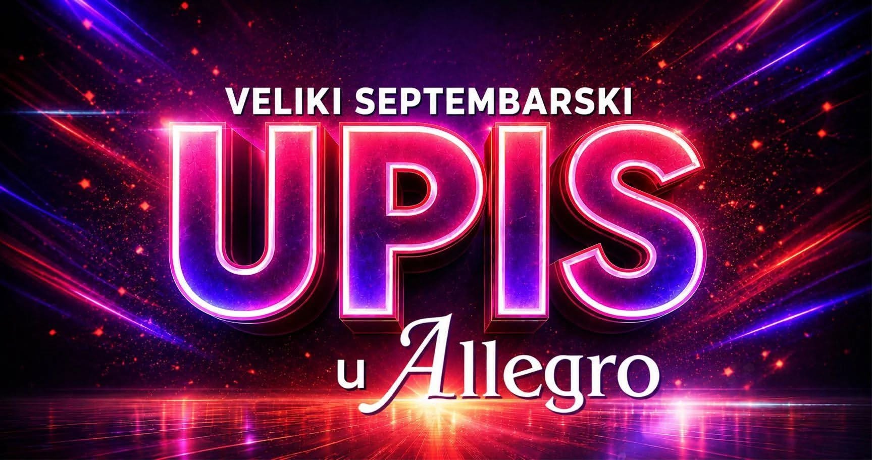 VELIKI SEPTEMBARSKI UPIS Allegro Dance Center
