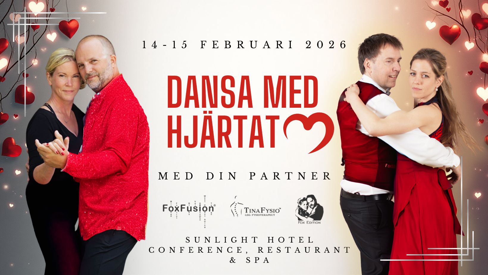 Dansa med hjärtat 2026 - med din partner