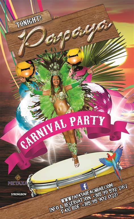Samba Carnival party Island Ciovo