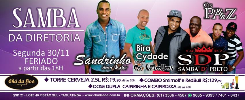 SANDRINHO AMOR MAIOR - OSPAZ - SAMBA D' PRETO NO SAMBA DA DIRETORIA