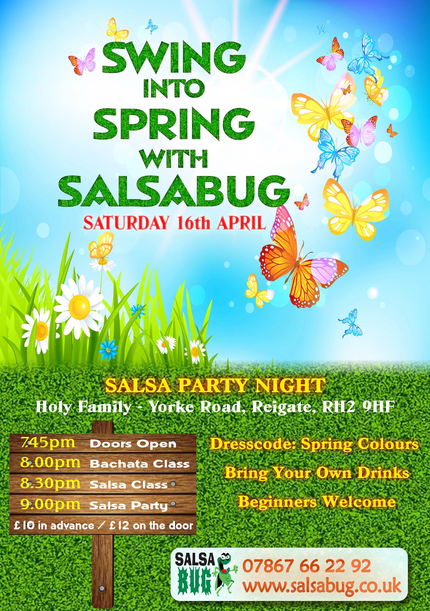 Swing Into Spring With SalsaBug Party Night