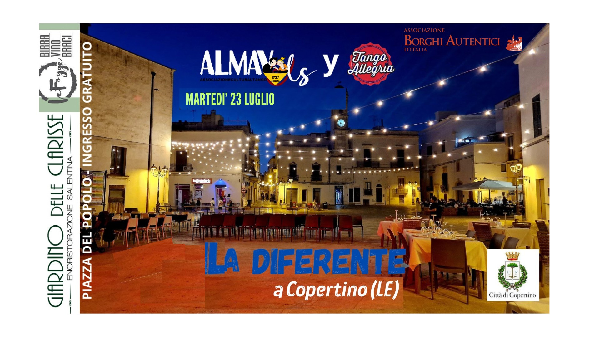 La Diferente - Piazza del Popolo a Copertino