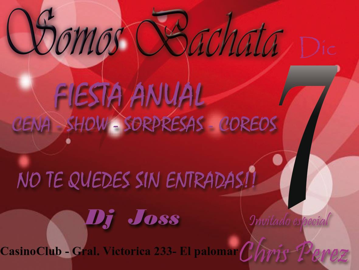 GRAN FIESTA ANUAL - 7 DIC