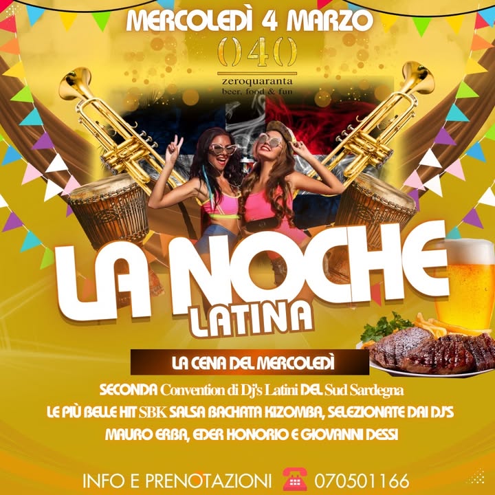 040, Mercoledi 4 Seconda Convention Dj's Latini Sud Sardegna