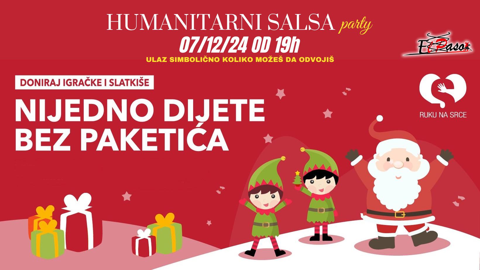 HUMANITARNI SALSA party - Nijedno dijete bez paketića