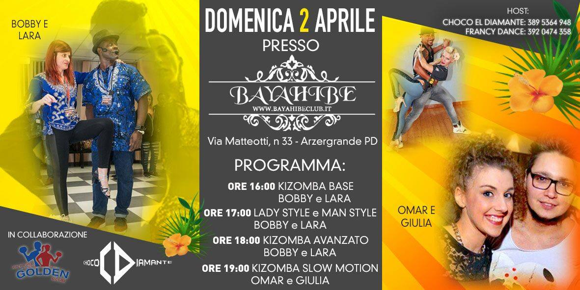 Stage Kizomba Love > Domenica 2 Aprile < - Beautiful Sorprise