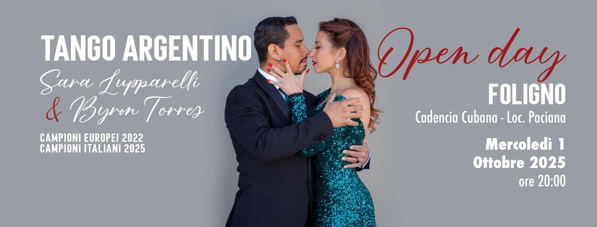 Open day corsi di Tango Argentino a Foligno con i Campioni Europei 2022