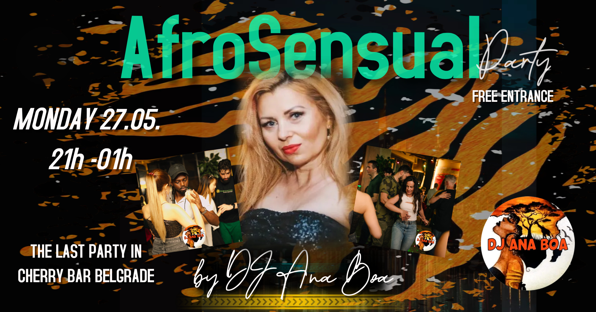 💃 Afro Sensual Monday 27.05. last Cherry Bar