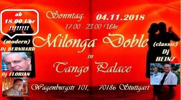 Milonga DOBLE in Tango Palace