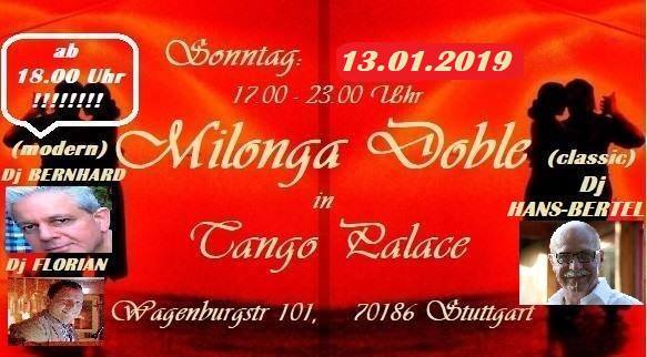 Milonga DOBLE in Tango Palace