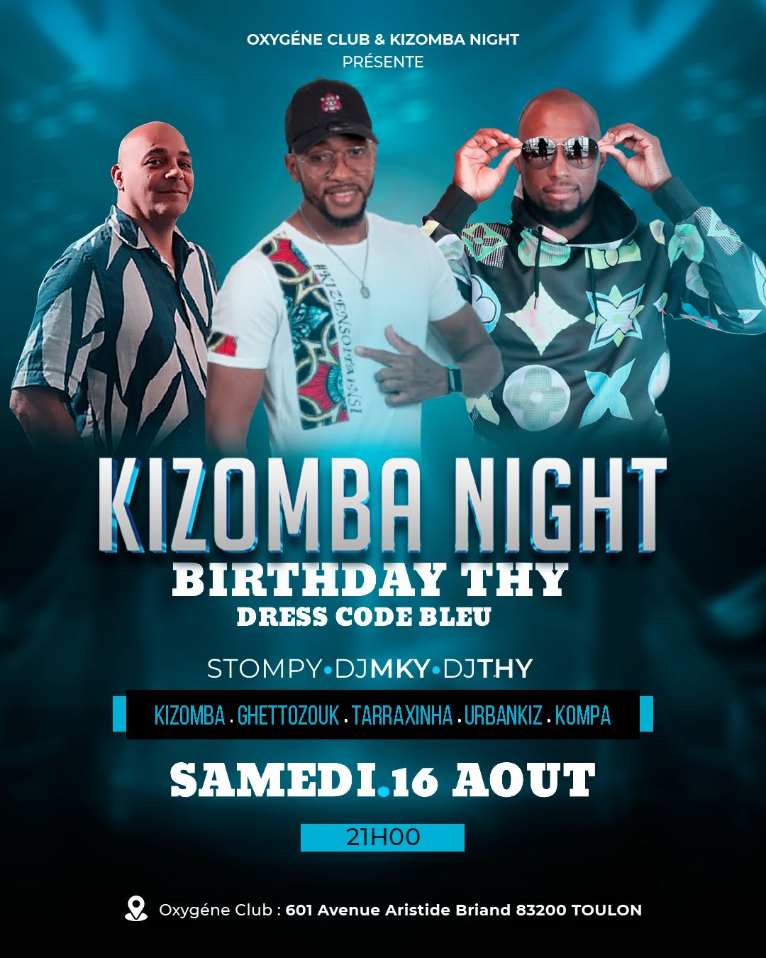 KIZOMBA NIGHT 💙 DRESSCODE BLEU
