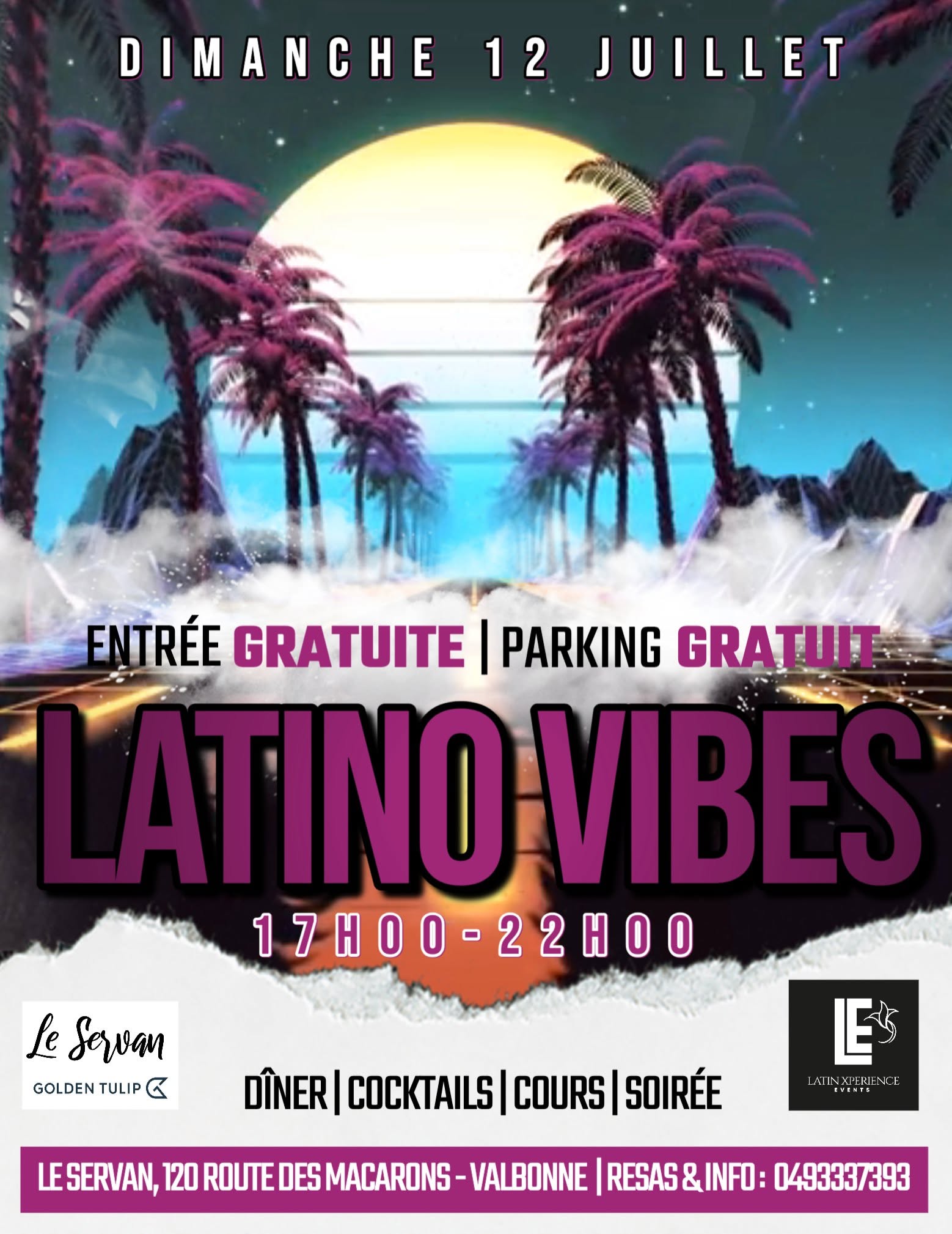 Soirée Latino au Servan Hôtel Golden Tulip avec Fito & Latin Xperience