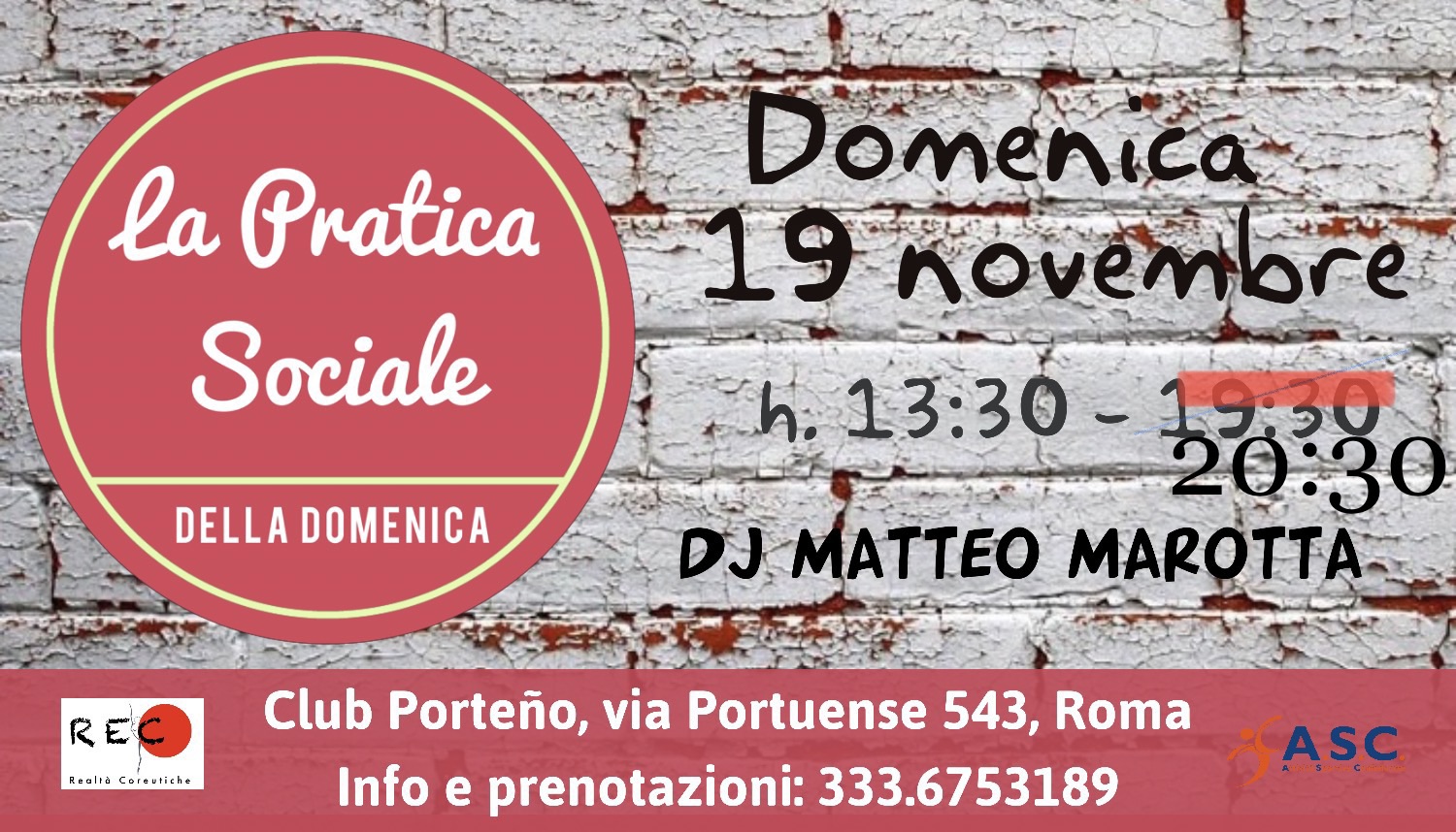 La Pratica Sociale di domenica 19 novembre!
