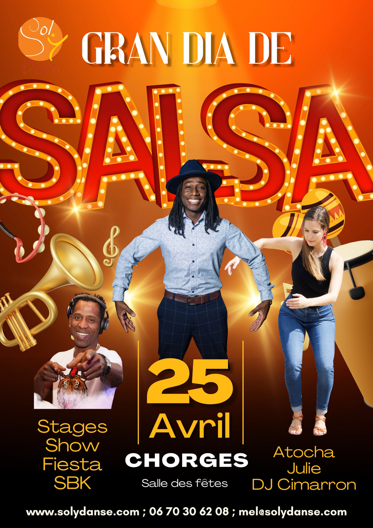 Gran dia de Salsa avec Atocha, Julie et DJ Cimarron à Chorges