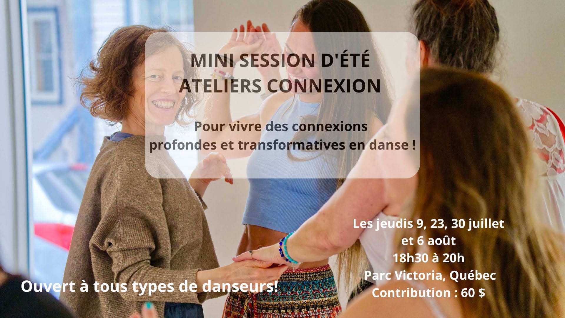 Ateliers connexion du jeudi soir (Parc Victoria)