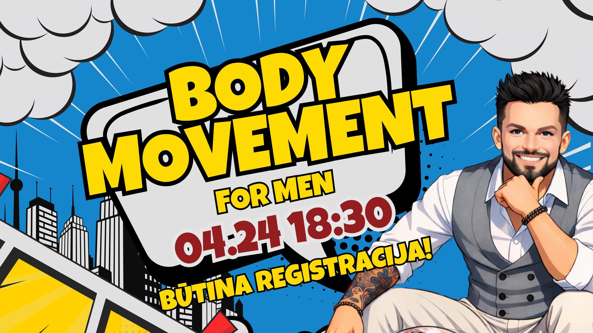 BODY MOVEMENT for men SALSA KAUNAS
