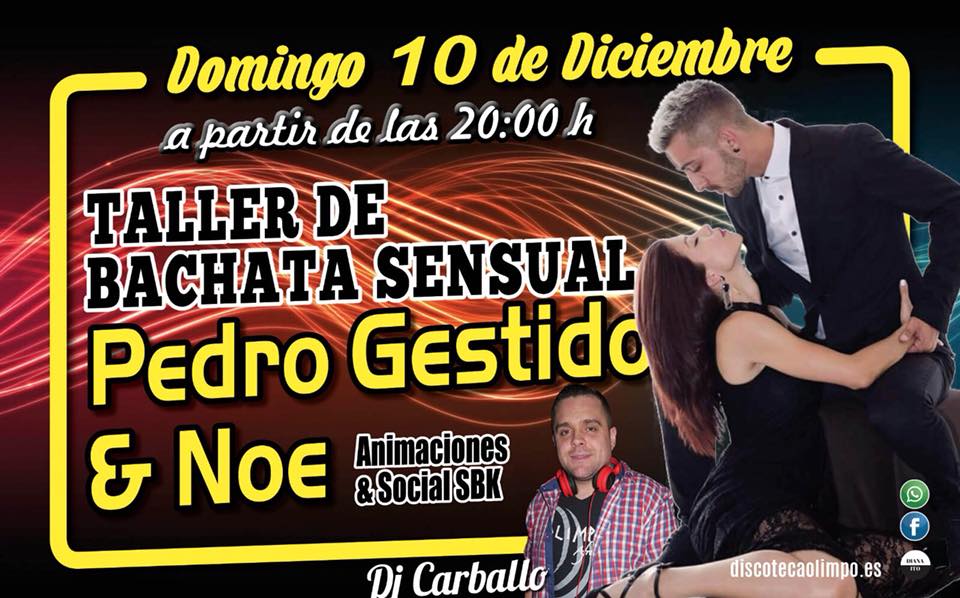 PEDRO GESTIDO & NOE - Taller de Bachata y Social SBK en OLIMPO BAILA