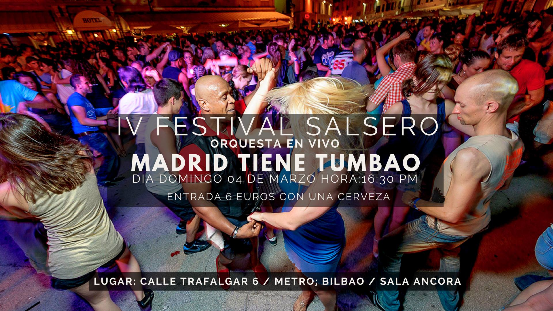 IV Festival salsero Social madrid tiene tumbao +orquesta en vivo