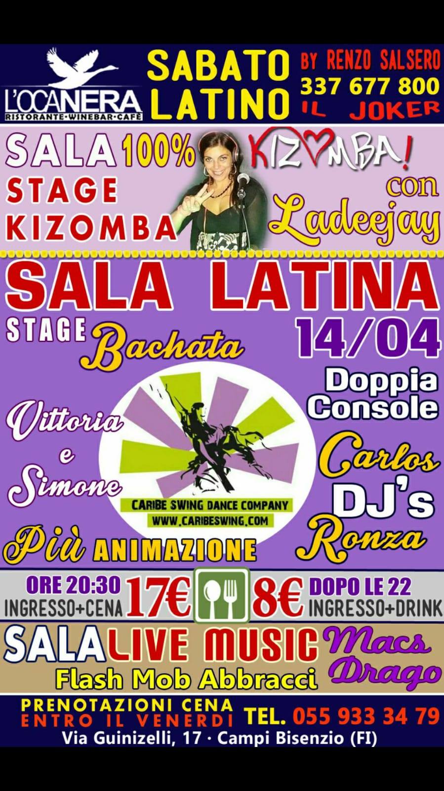 Sabeto 14 aprile L'OCA NERA