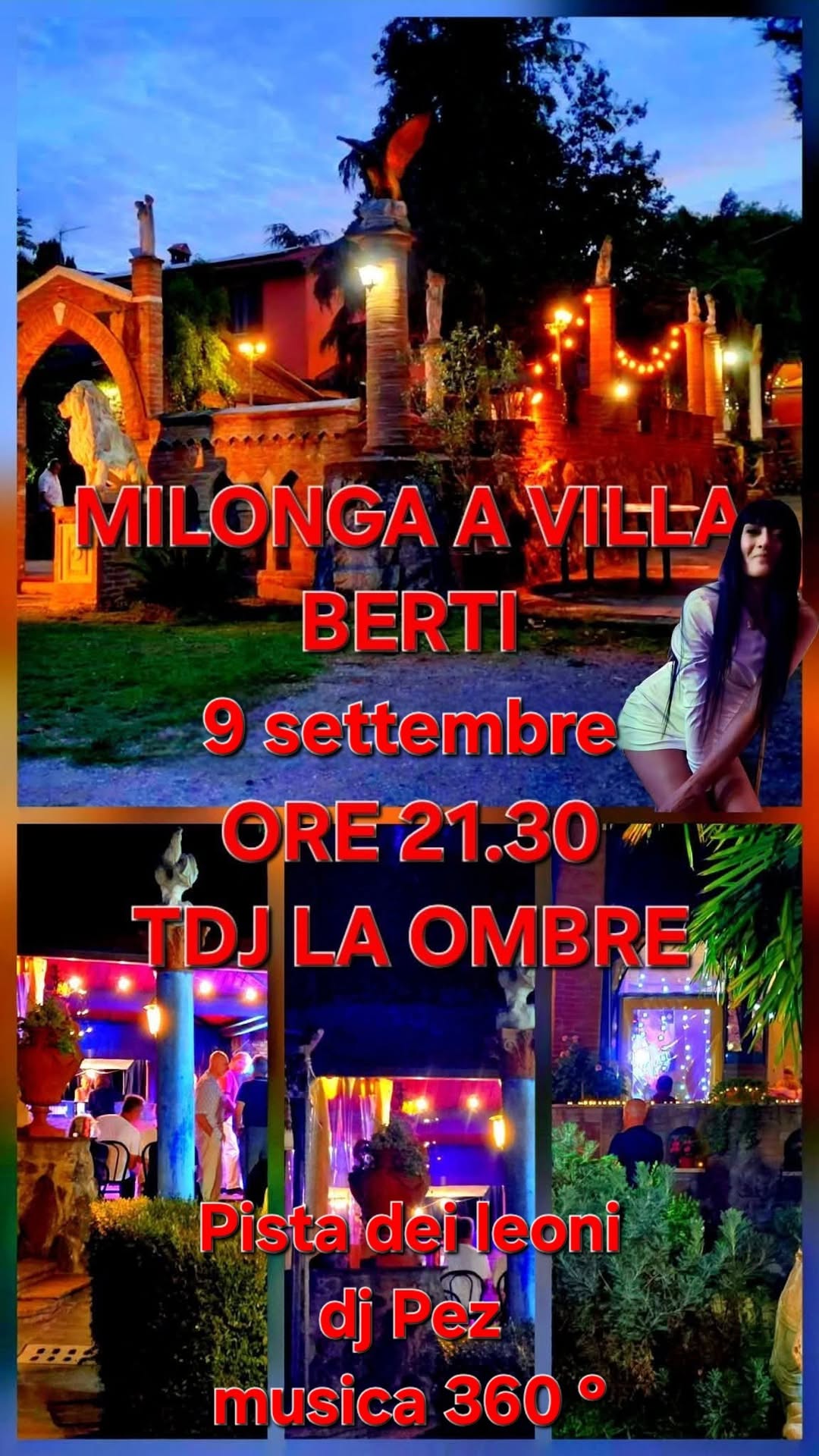 MILONGA A VILLA BERTI TDJ LA OMBRE