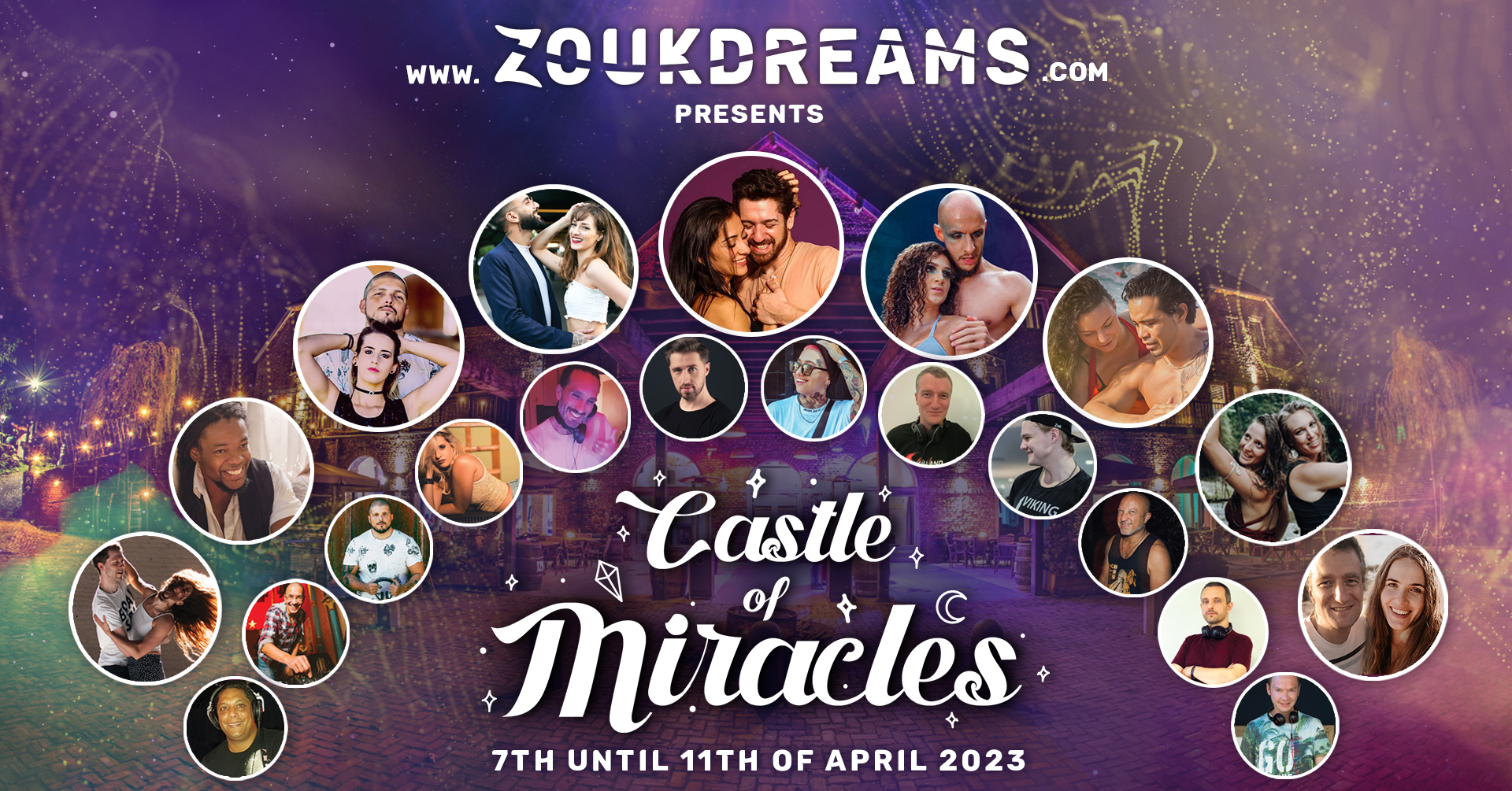 Zoukdreams: Castle of Miracles 2023 - Easter Marathon & Retreat