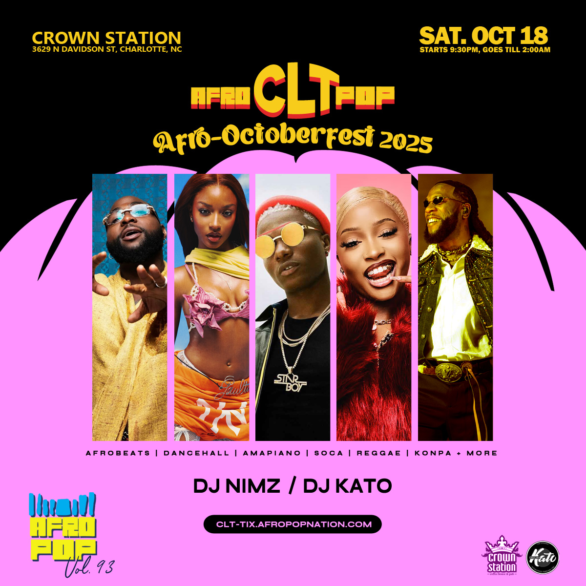 AfroPop! Charlotte, Vol.93: AFRO-OCTOBERFEST