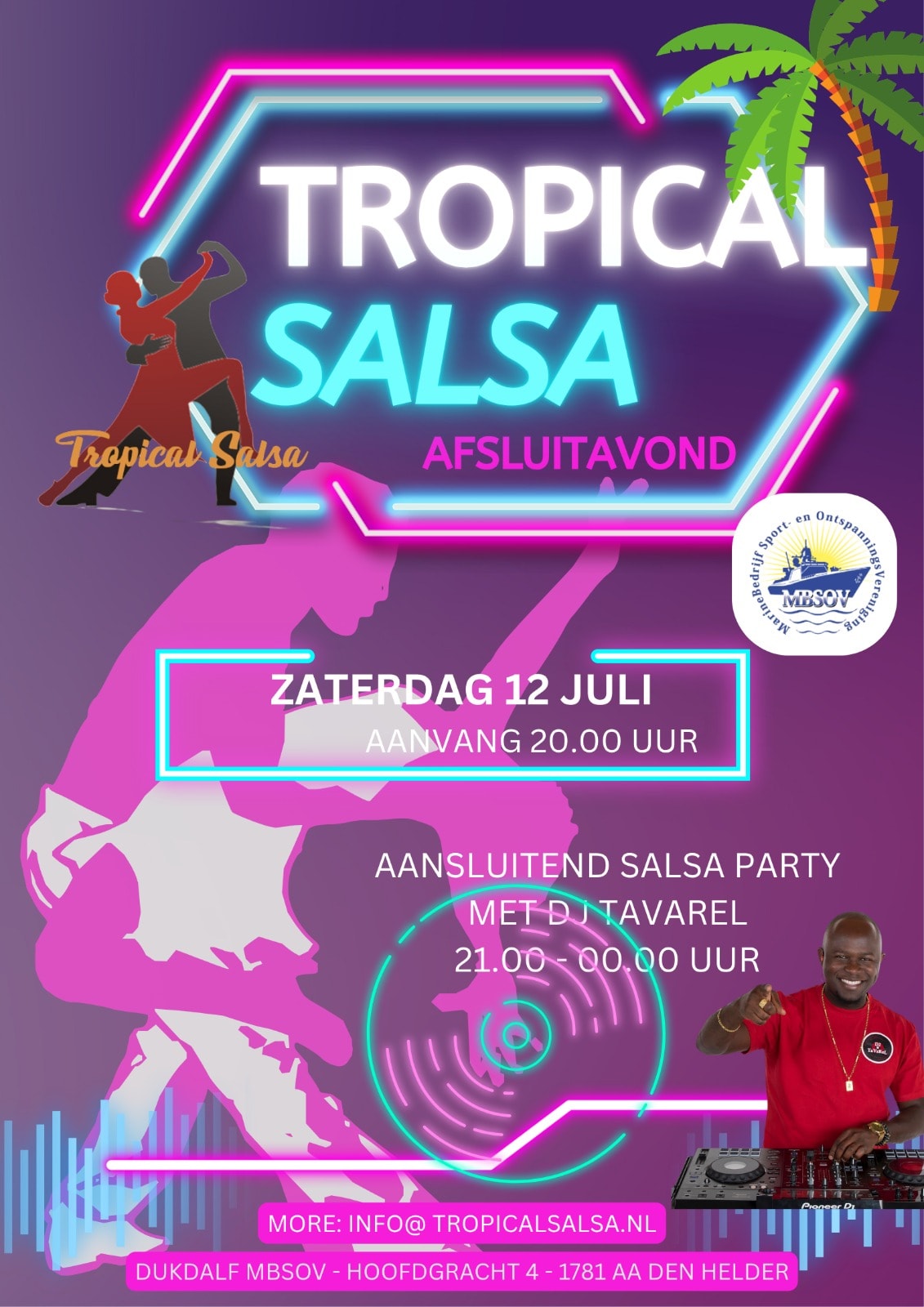 afsluitavond Tropical Salsa