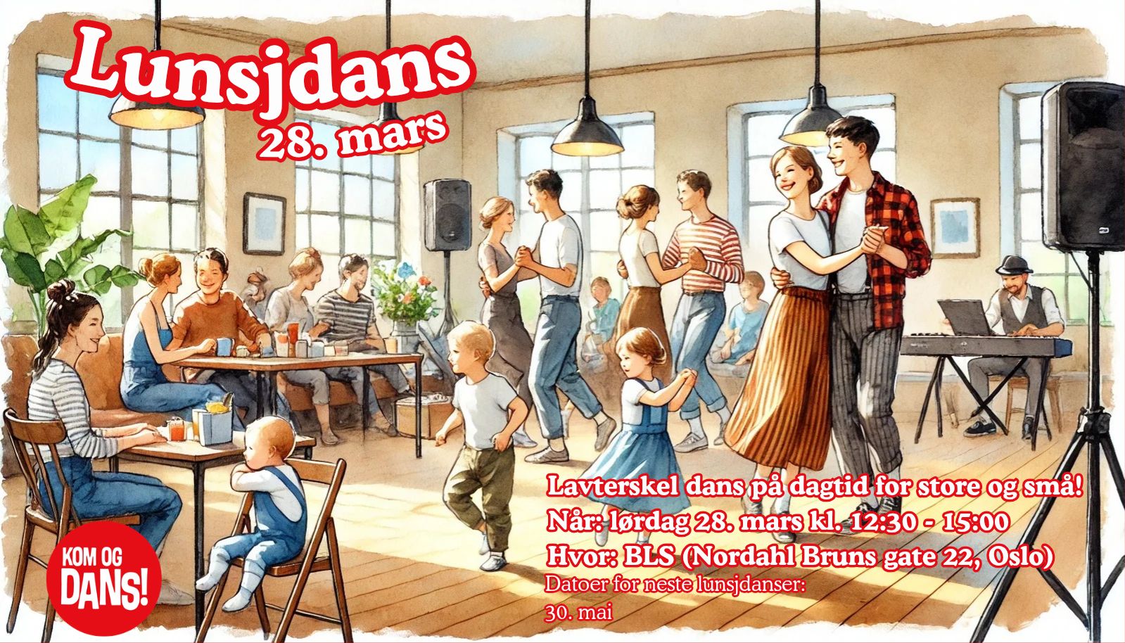 Lunsjdans - mars!