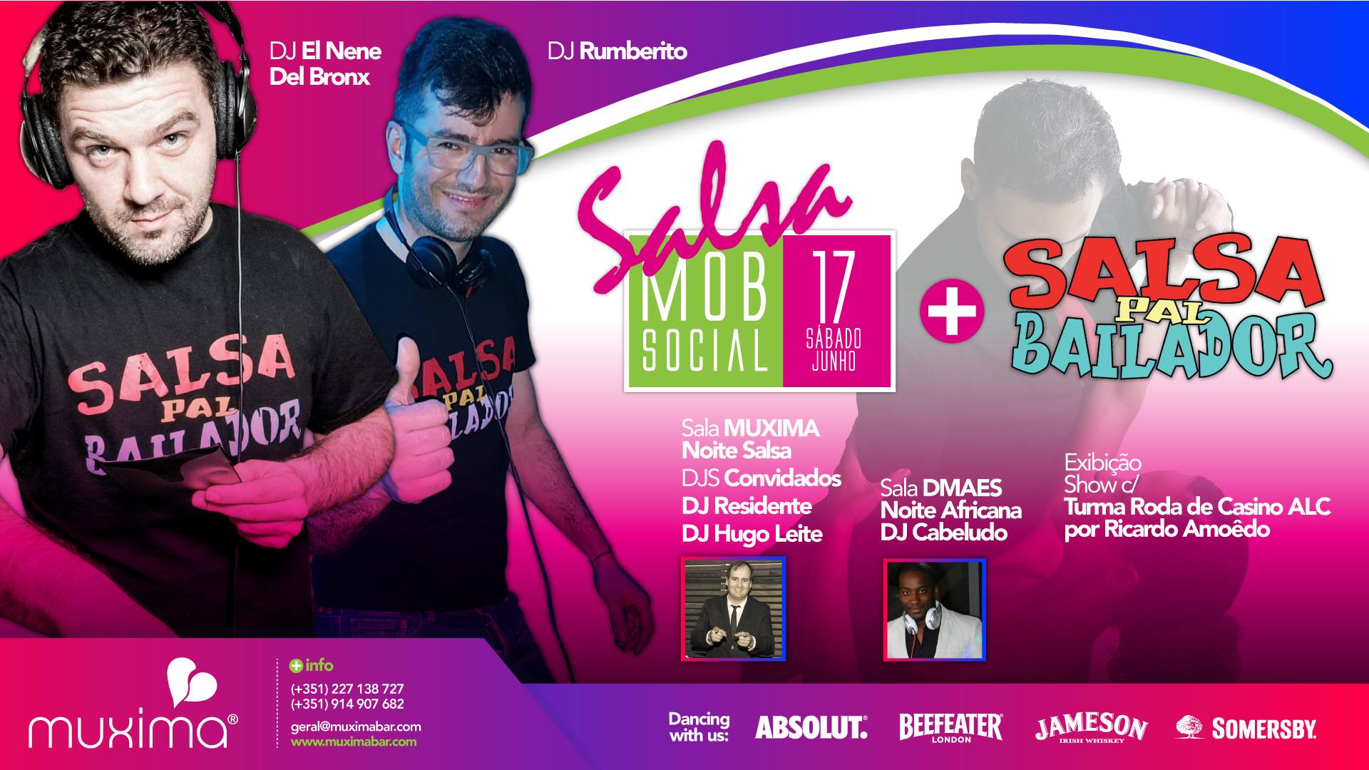 Sábado 17 - SMS + Salsa Pa'l Bailador e African