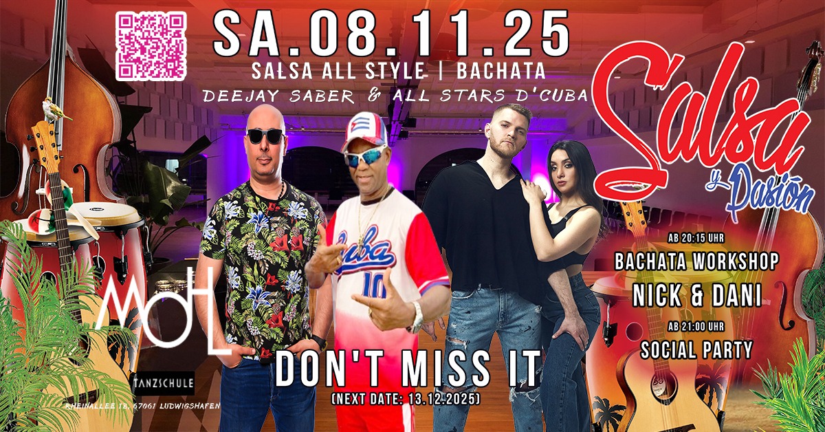08 11 ๐ฆ๐ฎ๐น๐๐ฎ ๐ ๐ฃ๐ฎ๐๐ถฬ๐ผ๐ป @Mohl Tanzschule ๐ฅ ๐๐๐๐๐๐๐๐: ๐๐๐๐ & ๐๐๐๐
