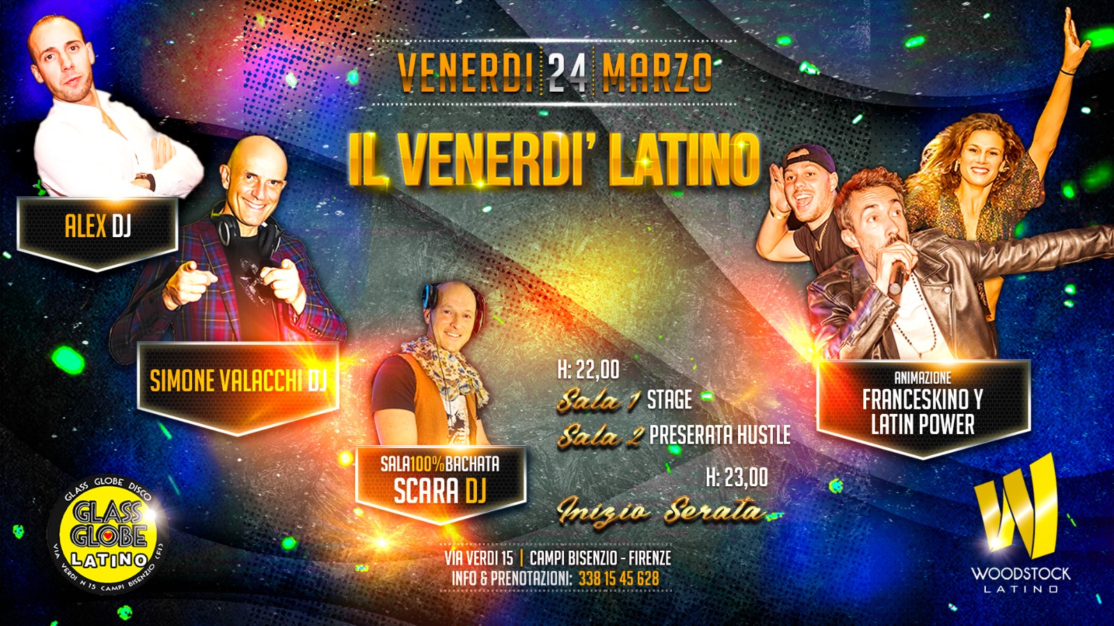 IL VENERDì LATINO @ Glass Globe