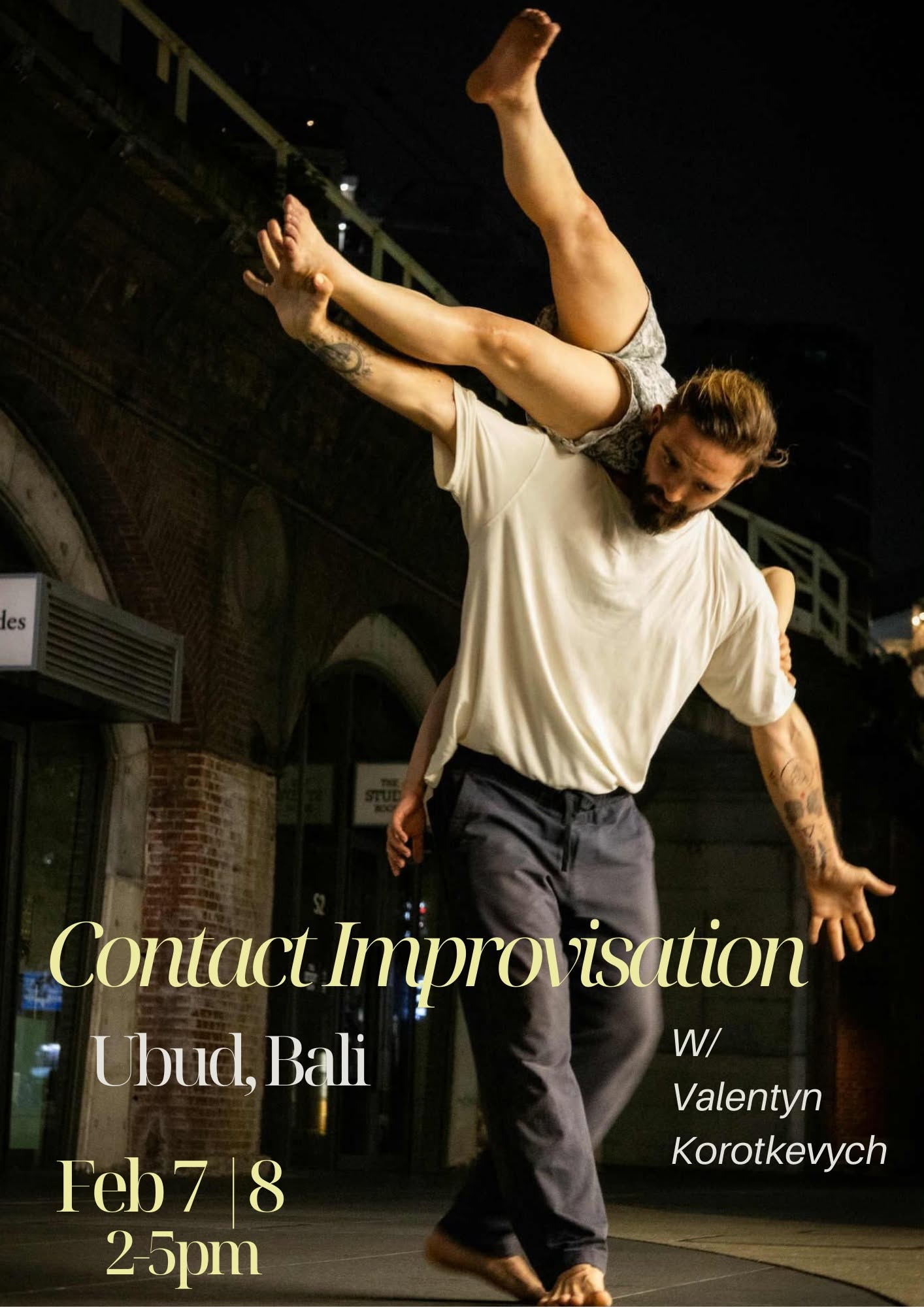 Contact Improvisation - Sequence of Layers Workshop w Valentyn
