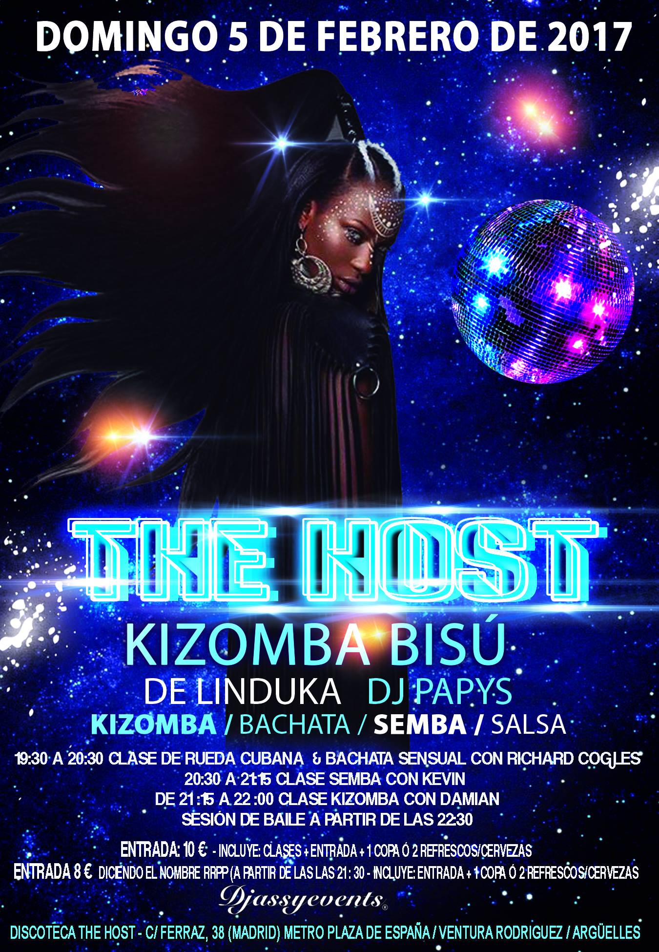 ★The Host Kizomba Bisú★ Domingo 5 de febrero de 2017