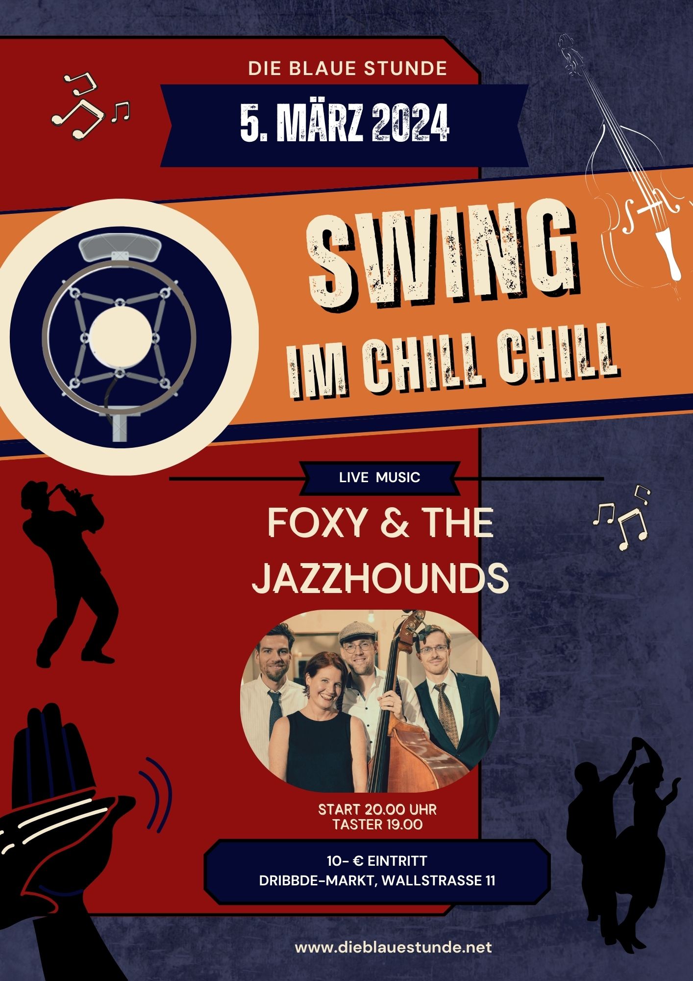 Swing im Chill Chill mit Foxy & the Jazzhounds