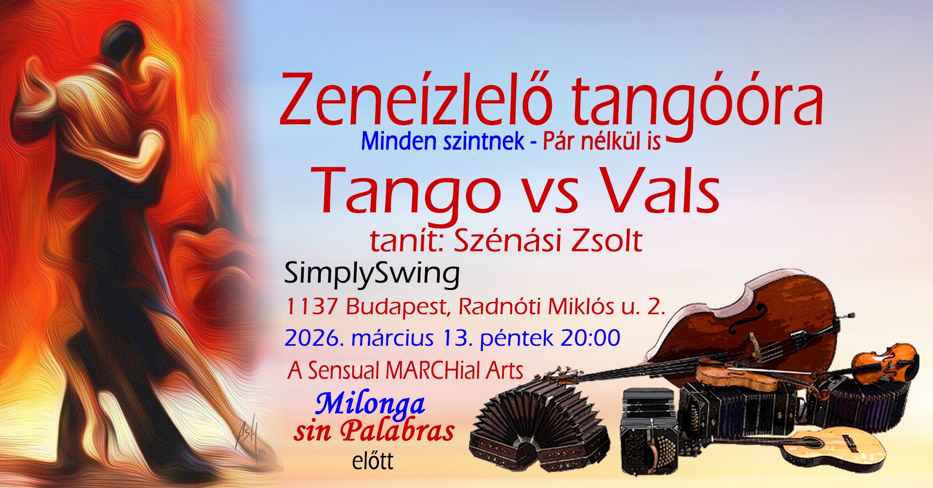 💃🕺🎶❤️ A ritmus ami elválaszt és összeköt: Tango vs Vals ZENEÍZLELŐ Tangóóra Musicality Class