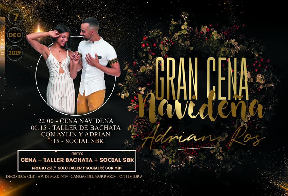 Gran Cena Navideña - Taller de Bachata - Social SBK