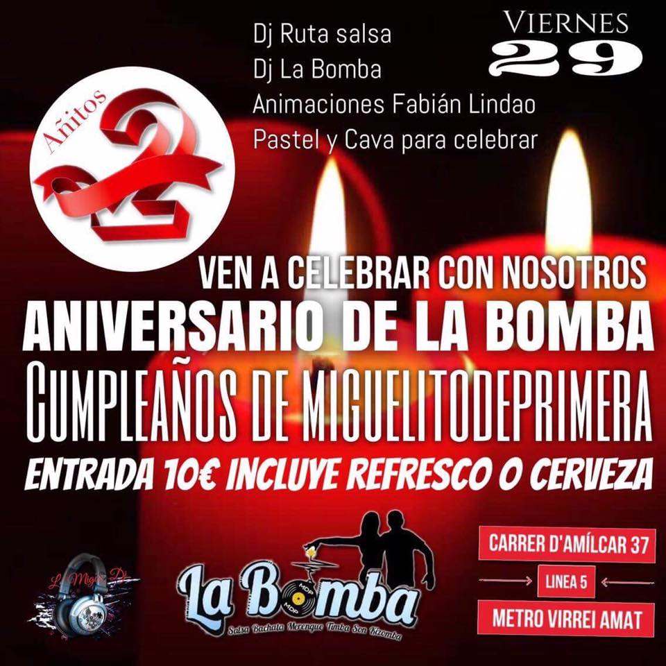 ANIVERSARIO DE LA BOMBA Y CUMPLEAÑOS DE MIGUELITO
