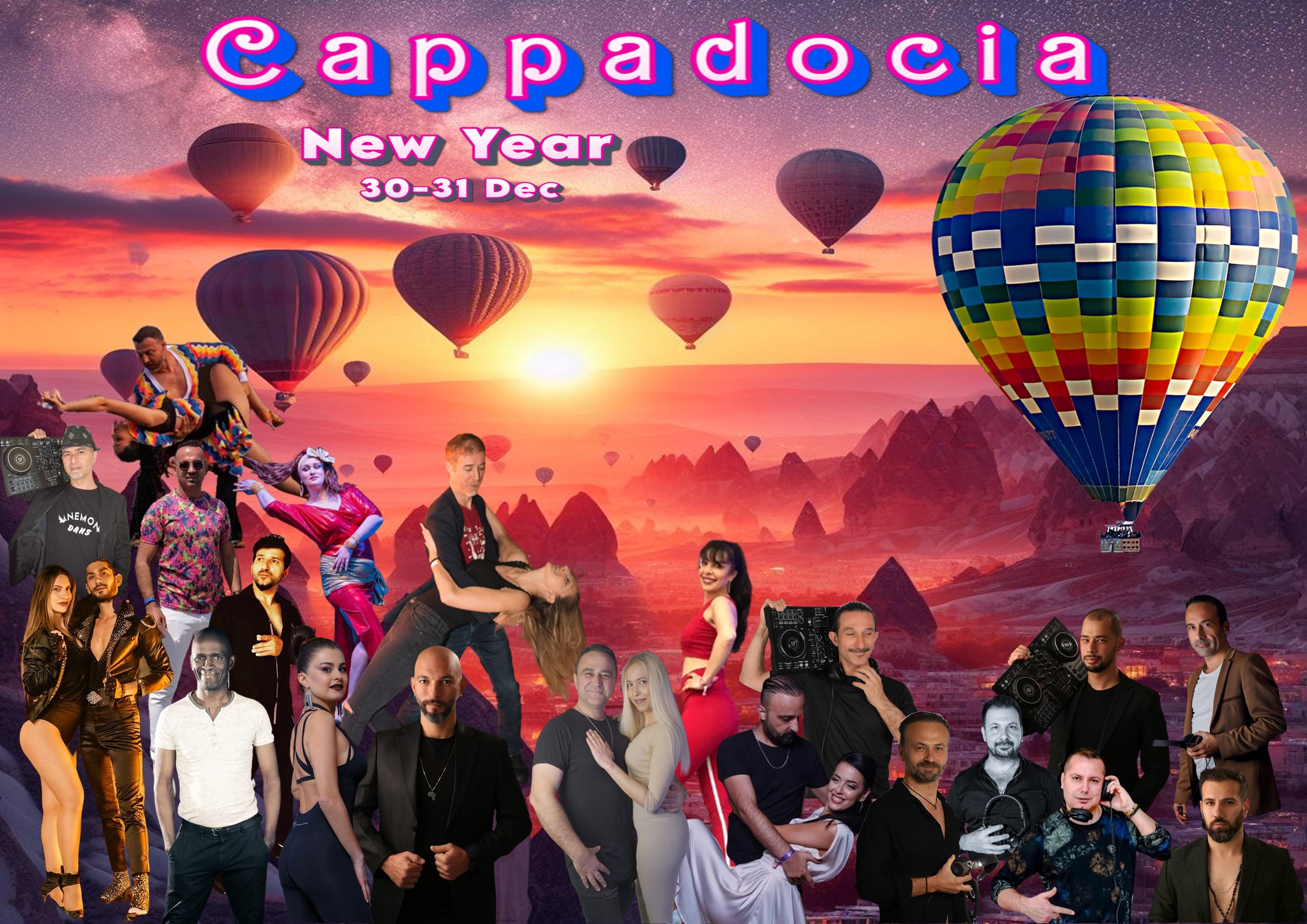 Cappadocia New Year Dance Holiday 30-31 Dec- 1 Jan
