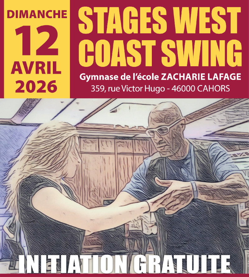 Stage West Coast Swing avec Initiation gratuite