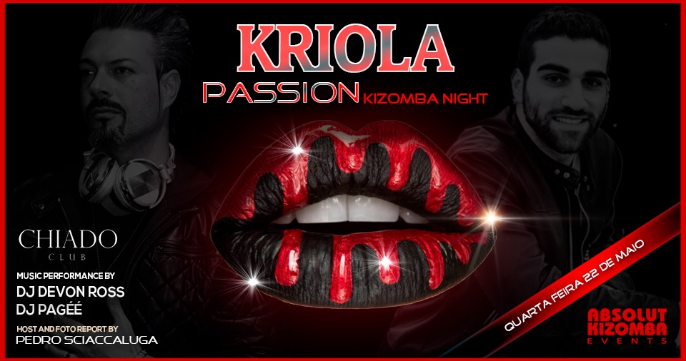 Kriola Passion • Quarta-Feira • Chiado Club