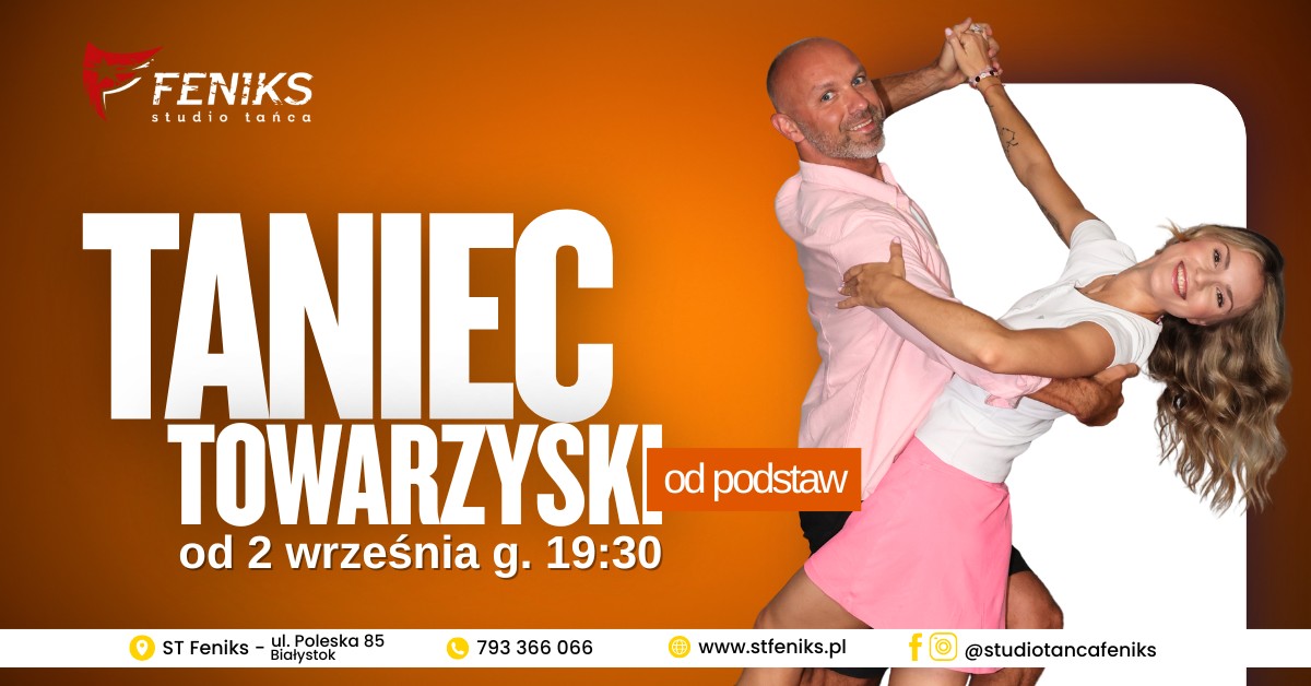 💥TANIEC TOWARZYSKI💥 od podstaw🆕