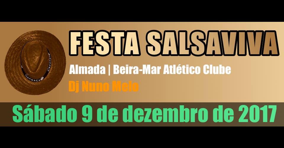 HOJE - Festa Salsaviva Natal - Sábado, 9 dezembro 2017